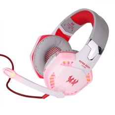 Gaming Headset Stereo Sound 2.2m Wired Headphone Noise Reduction with Hidden Microphone for PC Game (Intl)