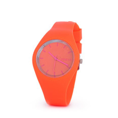 GENEVA silicone watch Color jelly watch ICE wristwatch KYNJDZ120-orange - Intl