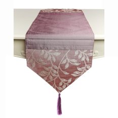 GH Home Ideas Taplak Meja / Table Runner 32cm x 120cm Zoe Charm - Merah Muda
