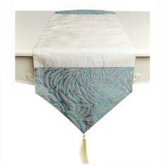 GH Home Ideas Taplak Meja / Table Runner 32cm x 120cm Zoe Rosse - Biru