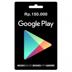 Google Play Gift Card Region Indonesia - 150.000,-