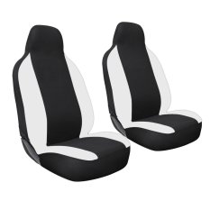 Gudang Leather Sarung Jok Mobil Daihatsu Sigra (Hitam-Putih) / Bahan Ferari