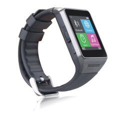 GV08 Bluetooth Watch 1.54 Inch Smart Watch Phone Support SIM Card Smartwatch with Camera WristWatch for iPhone/Samsung/HTC/LG/Android/Smartphones (Silver) (Intl)