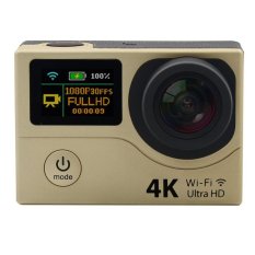 H3 Gold 4K Ultra HD 12MP Dual Screen 2.0 TFT LCD Wifi Sports Cam Action Camera- Intl