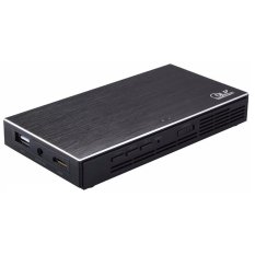 Handheld Mini DLP Multimedia Projector LED Pocket Projector 1000 LM 854 x 480 Pixels 1080P Full HD Video Projector HDMI Home Theater Cinema Beamer Black - Intl