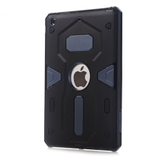 Hard PC + Soft Silicon Back Case for Apple iPad Mini 1 2 3 (Navy Blue)