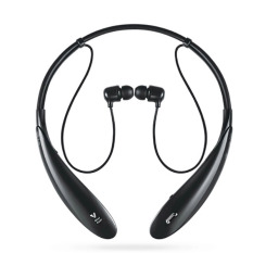 HBS 2016 new Sport Neckband Bluetooth In-ear Headset untuk IPhone Samsung HTC LG Tone HBS-800 HBS 800 Wireless Earphone Headphones -Black