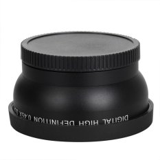HDL 58mm 0.45X Wide Angle Lens for Canon EOS 1000D 1100D 500D Rebel T1iT2i T3i (Black) (Intl)