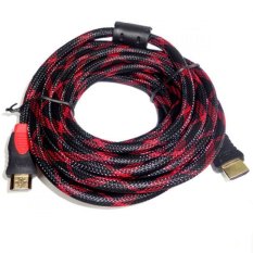 HDMI Kabel 10m HDMI-HDMI - Merah/Hitam