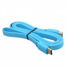 HDMI Kabel HDMI Flat Male - Male 1,5M - Biru