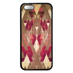 Heavencase Geo Pattern 30 Soft TPU Case for iPhone 5 & iPhone 5s Casing Cover - Hitam