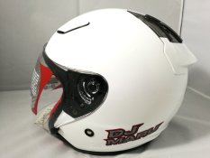 Helm KYT Dj Maru Solid White / Putih