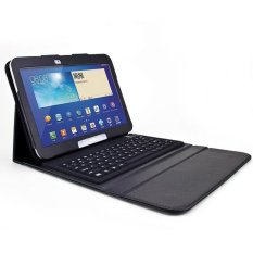 Heng Da P5200 Silica Gel Bluetooth Keyboard and Holster for Samsung Tab.3 10.1 inch - Intl