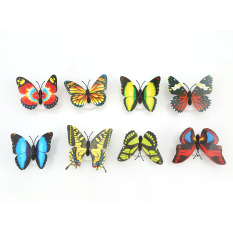 HengSong 10pcs Changing Multi Color Butterfly LED Night Light Home Decor Lamp - Intl