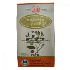 Herbal Obat Hernia Citrus Aurantium Compound Pills Original