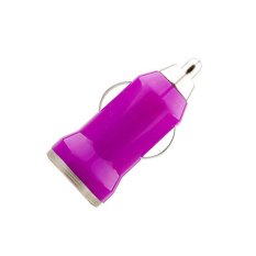 High Quality Original Dual Car Charger Mini USB Adapter Charger (Purple)(Intl)