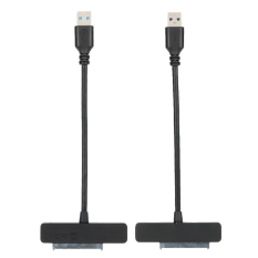 High Speed USB 3.0 to SATA 22 Pin 2.5'/3.5' Inch SSD HDD Hard Drive Adapter Cable Converter - Intl