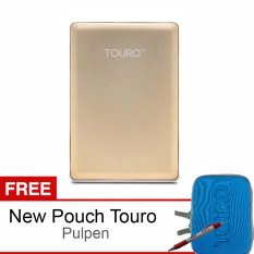 Hitachi Touro S 1TB 7200RPM - Gold + Free New Pouch Touro & Pen