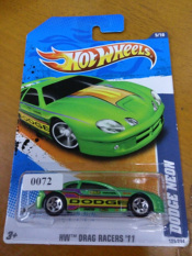 Hot Wheels - Dodge Neon Green Tampo Dodge