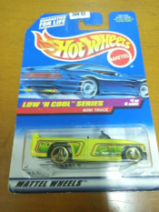Hot Wheels - Mini Truck Yellow Kartu Lama