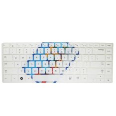 HRH Keyboard Skin Cover Film Protector For Samsung Q470 700Z4AH 530U4B 535U4C 700Z4A 900X4C 900X4D(Semi White) - Intl