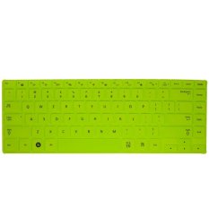 HRH Keyboard Skin Cover Film Protector For Samsung Q470 700Z4AH 530U4B 535U4C 700Z4A 900X4C 900X4D(Soild Green) - Intl