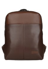 Hush Puppies Tas Punggung Pria Maddox Backpack Dark Brown