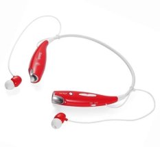 HV800 Wireless fone Bluetooth Headset HandFree Sports Stereo headphone Earphone (Red) (Intl)