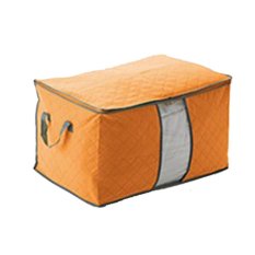 I-grosir Bamboo Storage Box Warna (organizer Pakaian, Selimut, Bed cover, sprei - Orange