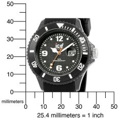 Ice-Watch Womens SIBKSS09 Sili Collection Black Dial Watch (Intl)