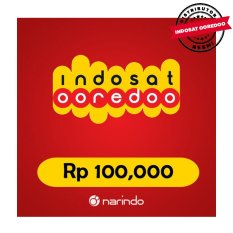 Indosat ooredoo Pulsa Electric Indosat Reg - 100.000 - Authorized