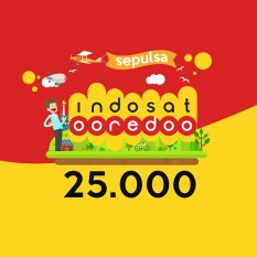 Indosat ooredoo Pulsa Electric Indosat Reg Rp. 25.000
