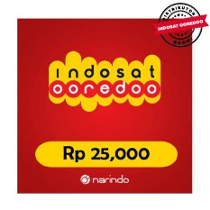 Indosat ooredoo Pulsa Electric Indosat Reg Rp. 25.000 - Authorized