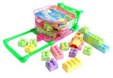 Inini Mainan Edukatif, Mainan Balok Bloks isi 50 pcs Inini - Multicolor