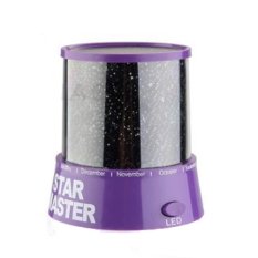 Itinlu Star Master Romantic 4 LED Sky Star Starry Sky Projector Night Light Lamp Room Decor Purple