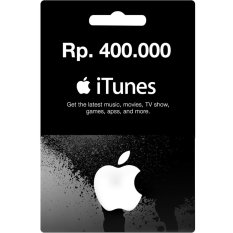 iTunes Gift Card Region Indonesia Rp. 400.000,-