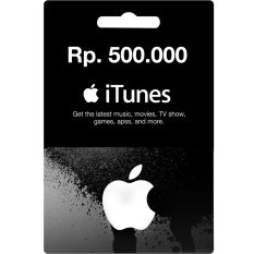 iTunes Gift Card Region Indonesia Rp. 500.000,-