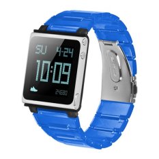 iWatchz Kube Clear Collection - Tali Jam Untuk iPod Nano 6th Generation - Biru Transparan