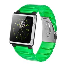 iWatchz Kube Clear Collection - Tali Jam Untuk iPod Nano 6th Generation - Hijau Transparan