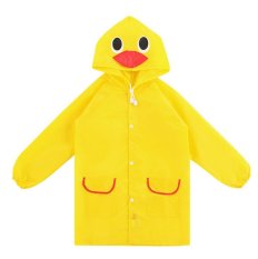 Jas Hujan Anak / Children Raincoat Cute Funny - Kuning