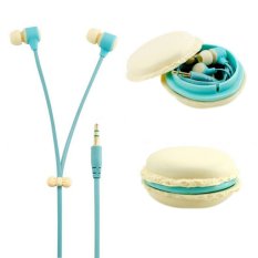 Jetting Buy Macarons Design In-Ear Headset for Phones PC MP3/4 (Beige)- Intl