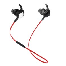 JT-S7 Wireless Stereo Bluetooth Headphone Half In-ear Sport Waterproof 4.1 APT-X Music Headset with Noise Isolation for iPhone 6S iPod Samsung (Red) - Intl