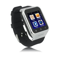 JTS S8 WCDMA 3 g Android Smart Watch Phone Smartwatch with wi-fi Wireless Internet and GPS Navigator for Samsung Galaxy S3 / S4, S5 / S6 / S7 HTC One Sony - Silver - Intl