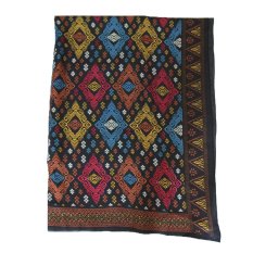 Kain Indonesia Katun Kristik A261_Wastra 200 x 110 cm Hitam