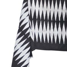 Kain Indonesia - Rangrang Hitam Putih A103 Wastra 60 x 60 cm - 2 Warna