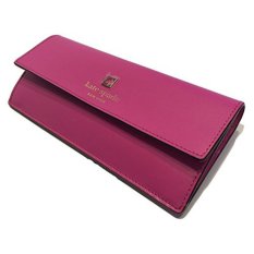 Kate Spade - Sawyer Street Amelia Clutch Wallet Snapdragon Pink Leather I24RZ4JK3NW - Intl