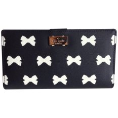 Kate Spade Stacy Brightwater Drive Wallet Black Cream IFS000139007 (Intl)