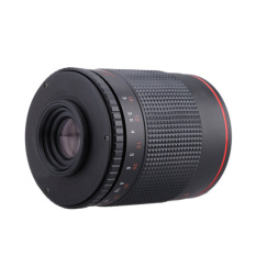 Kelda 500mm f/8.0 Telephoto Mirror Lens with T Mount for Canon EOS 1D Mark IV III II 5D 7D 60D Nikon DSLR Camera (Black) - Intl