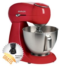Kenwood MX271 Patissier Food Mixer-Merah + Kenwood CM071 Mesin Pembuat Kopi - 4 Gelas - Hitam