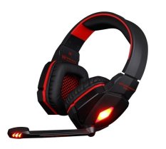 KOTION EACH G4000 Over-ear Gaming Headphone Headset with Mic Mic Volume Control for PC Game(Black and Red) (Intl)